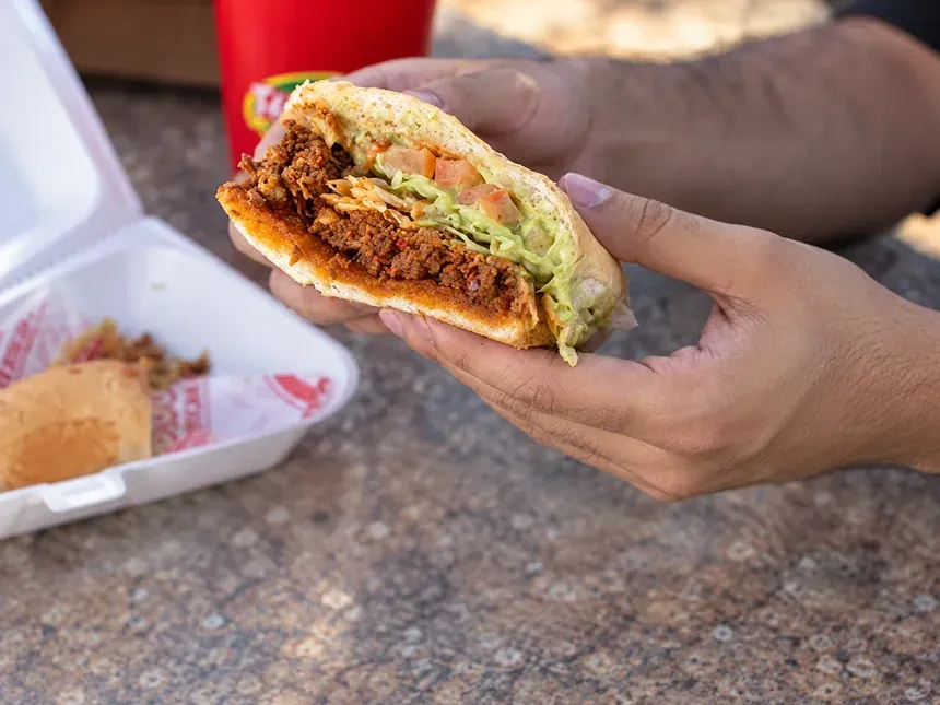 Chorizo torta at Taco Star Alameda in Denver